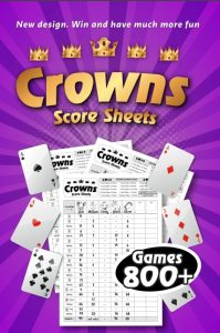 Crowns Score Sheets: Score Games for Scorekeeping, 6 x 9 Perfect Size